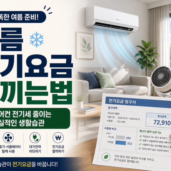 여름 전기 요금 아끼는법